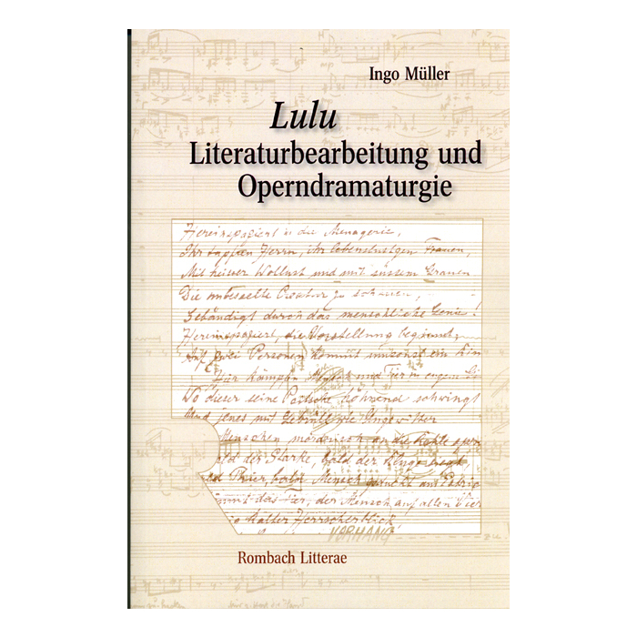 Lulu. Literaturbearbeitung und Operndramaturgie Lulu. Literaturbearbeitung und Operndramaturgie