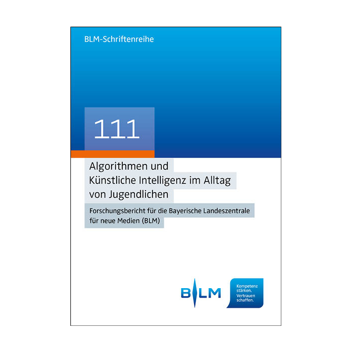 Algorithmen und Künstliche Intelligenz im Alltag von Jugendlichen Algorithmen und Künstliche Intelligenz im Alltag von Jugendlichen
