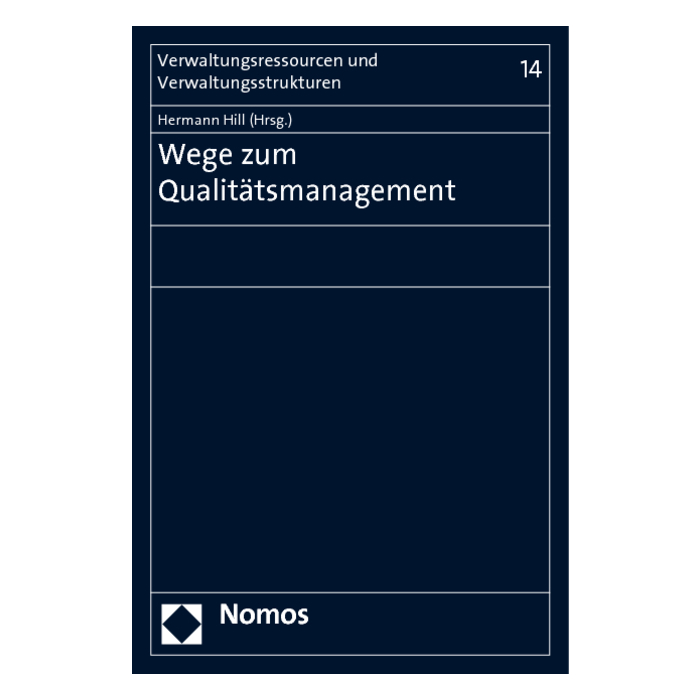 Wege zum Qualitätsmanagement Wege zum Qualitätsmanagement