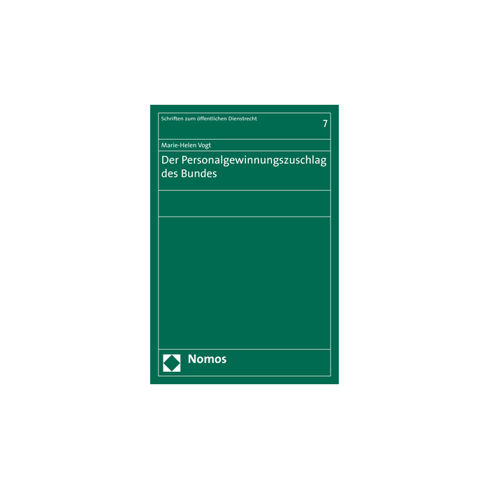 Der Personalgewinnungszuschlag des Bundes Der Personalgewinnungszuschlag des Bundes