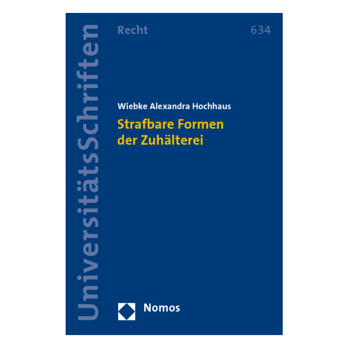 Strafbare Formen der Zuhälterei Strafbare Formen der Zuhälterei