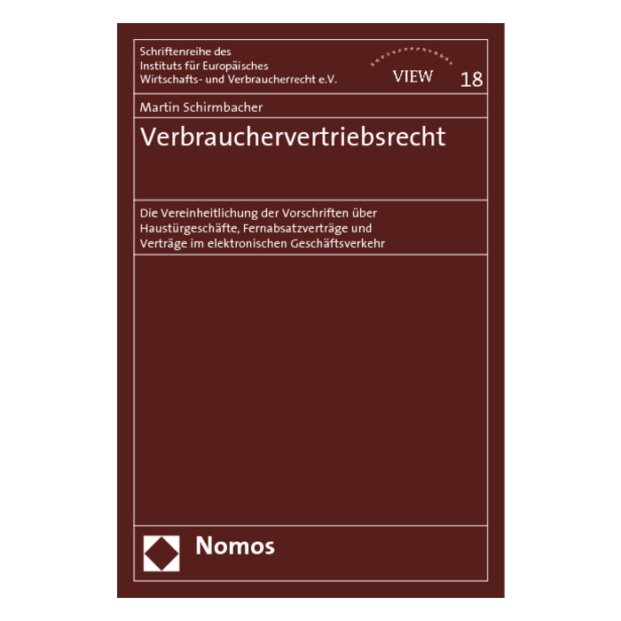 Verbrauchervertriebsrecht Verbrauchervertriebsrecht