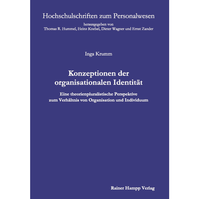 Konzeptionen der organisationalen Identität Konzeptionen der organisationalen Identität