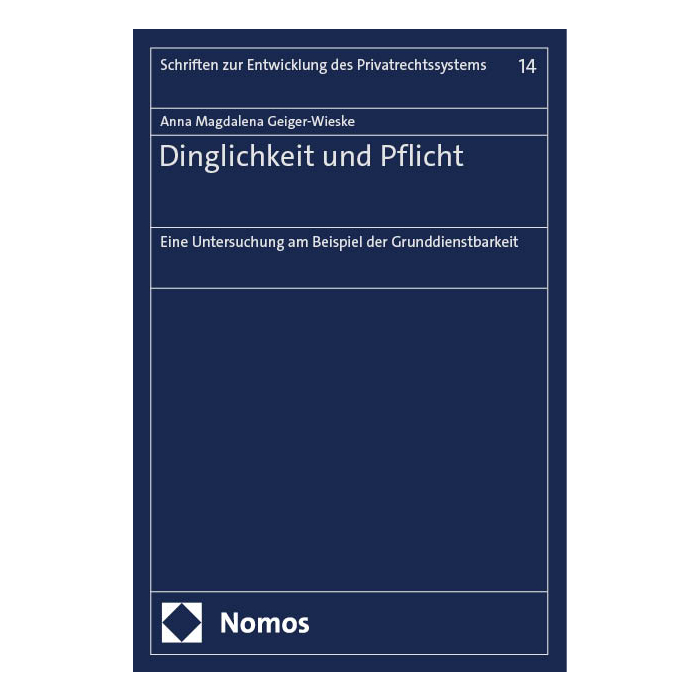 Dinglichkeit und Pflicht Dinglichkeit und Pflicht