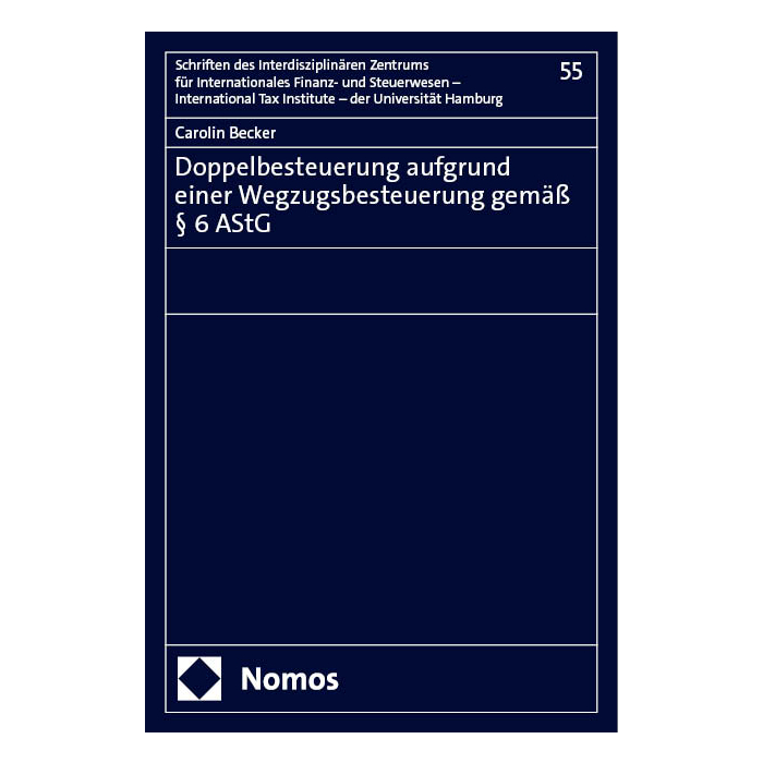Doppelbesteuerung aufgrund einer Wegzugsbesteuerung gemäß § 6 AStG Doppelbesteuerung aufgrund einer Wegzugsbesteuerung gemäß § 6 AStG