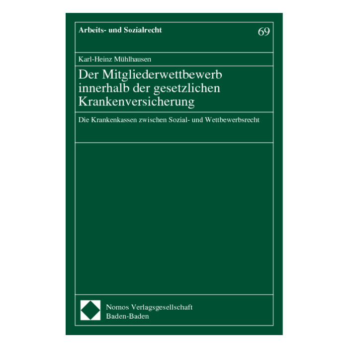 Der Mitgliederwettbewerb innerhalb der gesetzlichen Krankenversicherung Der Mitgliederwettbewerb innerhalb der gesetzlichen Krankenversicherung