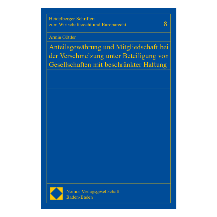Anteilsgewährung und Mitgliedschaft bei der Verschmelzung unter Beteiligung von Gesellschaften mit beschränkter Haftung Anteilsgewährung und Mitgliedschaft bei der Verschmelzung unter Beteiligung von Gesellschaften mit beschränkter Haftung