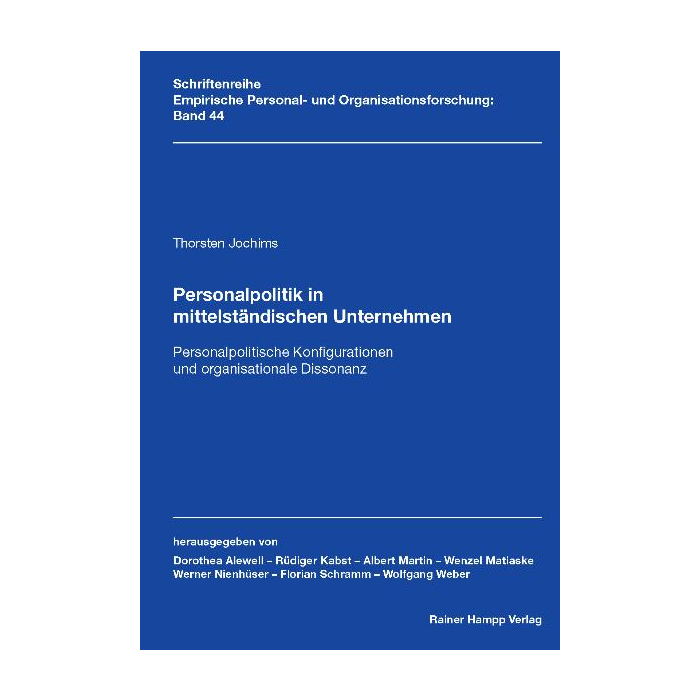 Personalpolitik in mittelständischen Unternehmen Personalpolitik in mittelständischen Unternehmen