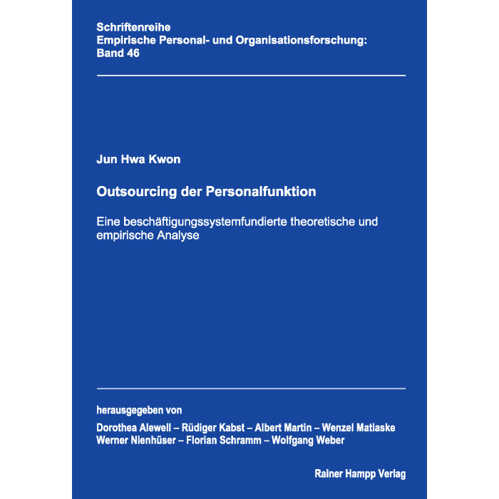 Outsourcing der Personalfunktion Outsourcing der Personalfunktion