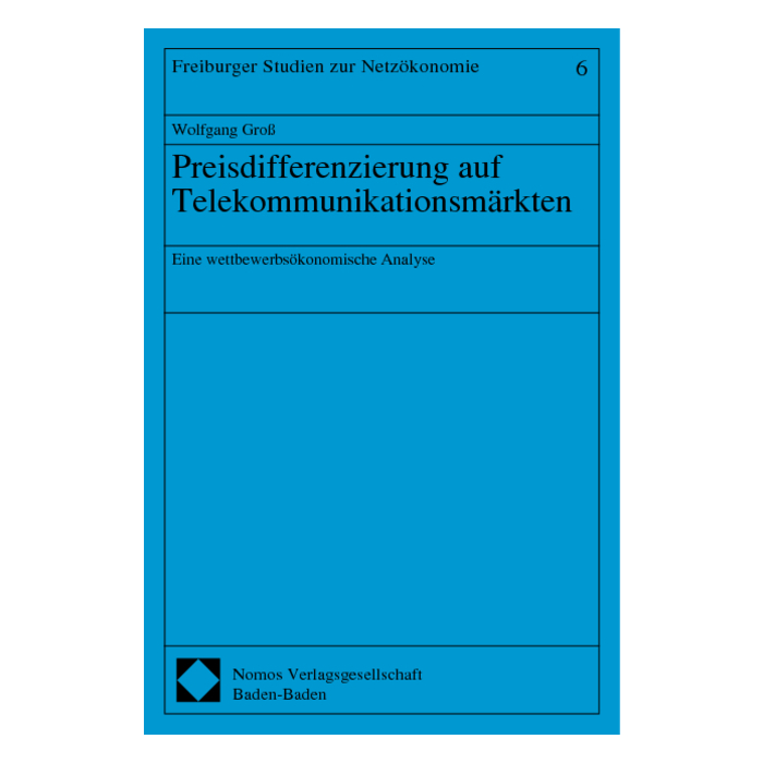 Preisdifferenzierung auf Telekommunikationsmärkten Preisdifferenzierung auf Telekommunikationsmärkten