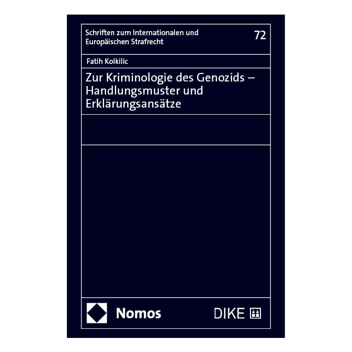 Zur Kriminologie des Genozids – Handlungsmuster und Erklärungsansätze Zur Kriminologie des Genozids – Handlungsmuster und Erklärungsansätze