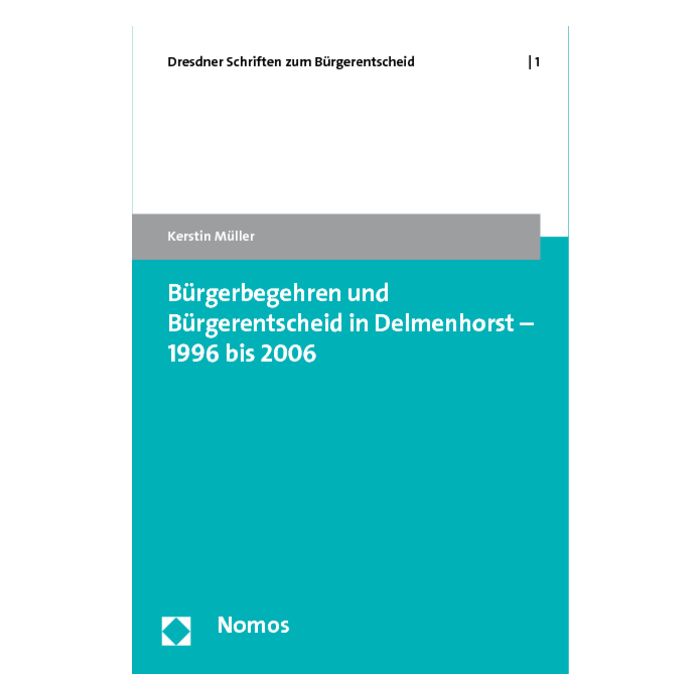 Bürgerbegehren und Bürgerentscheid in Delmenhorst - 1996 bis 2006 Bürgerbegehren und Bürgerentscheid in Delmenhorst - 1996 bis 2006
