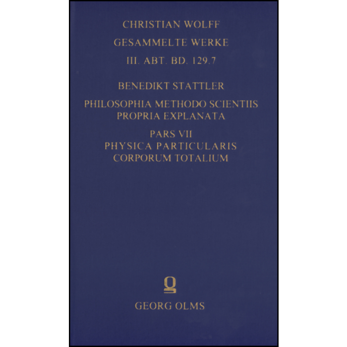 Philosophia methodo scientiis propria explanata Philosophia methodo scientiis propria explanata