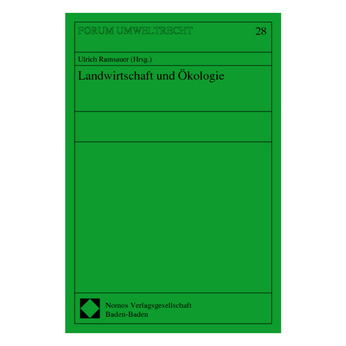 Landwirtschaft und Ökologie Landwirtschaft und Ökologie