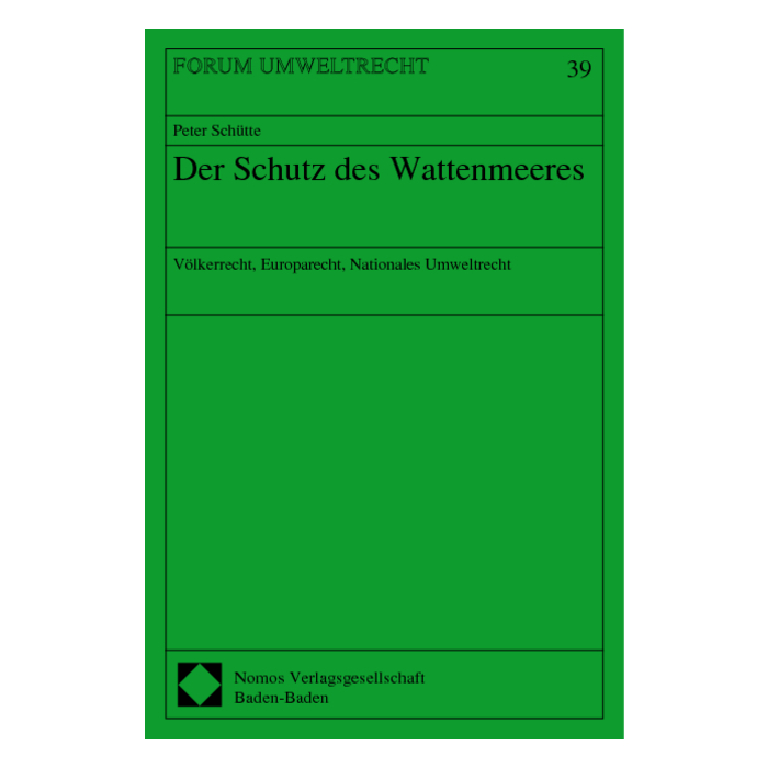 Der Schutz des Wattenmeeres Der Schutz des Wattenmeeres