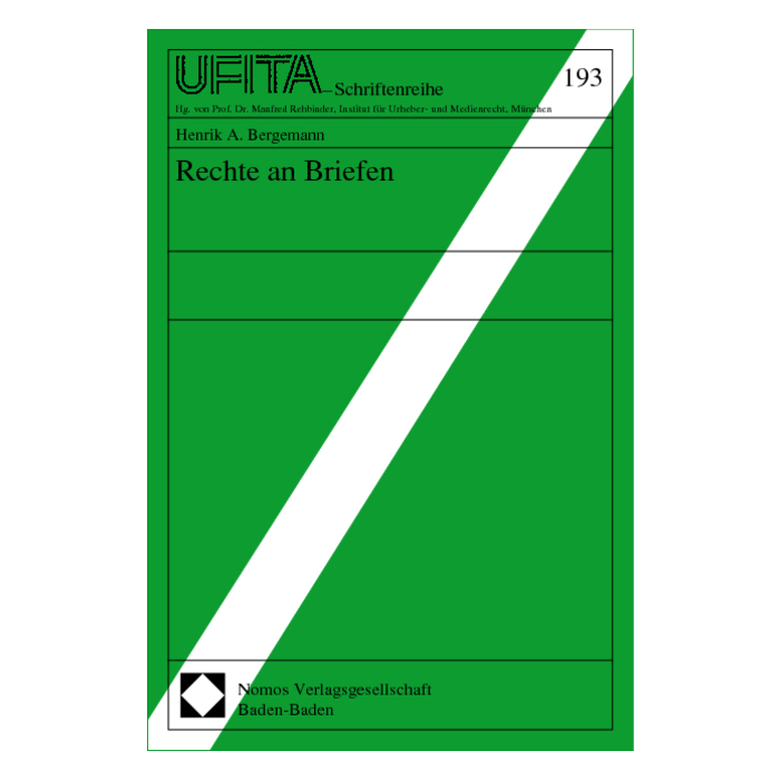 Rechte an Briefen Rechte an Briefen