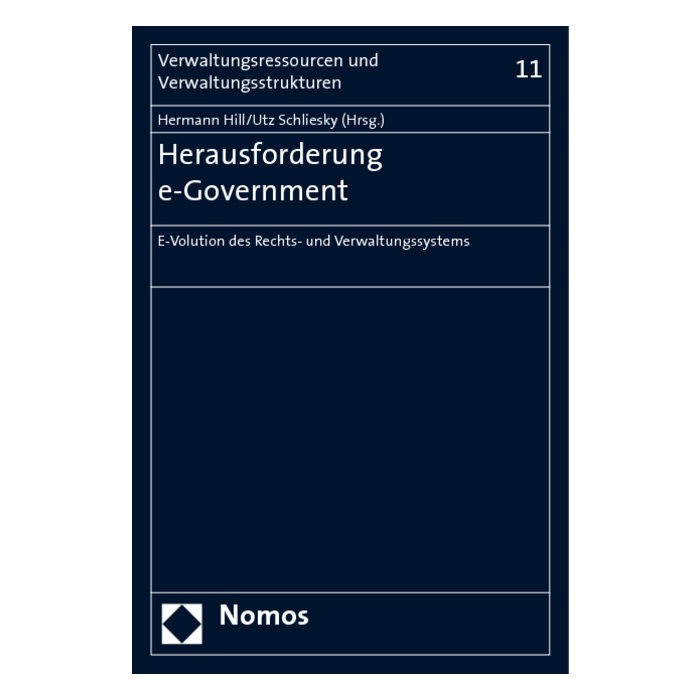 Herausforderung e-Government Herausforderung e-Government