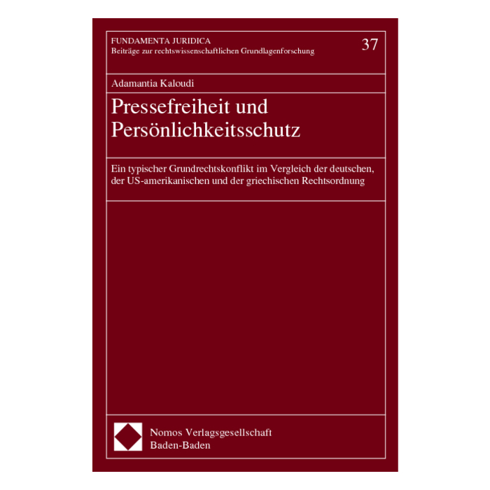 Pressefreiheit und Persönlichkeitsschutz Pressefreiheit und Persönlichkeitsschutz