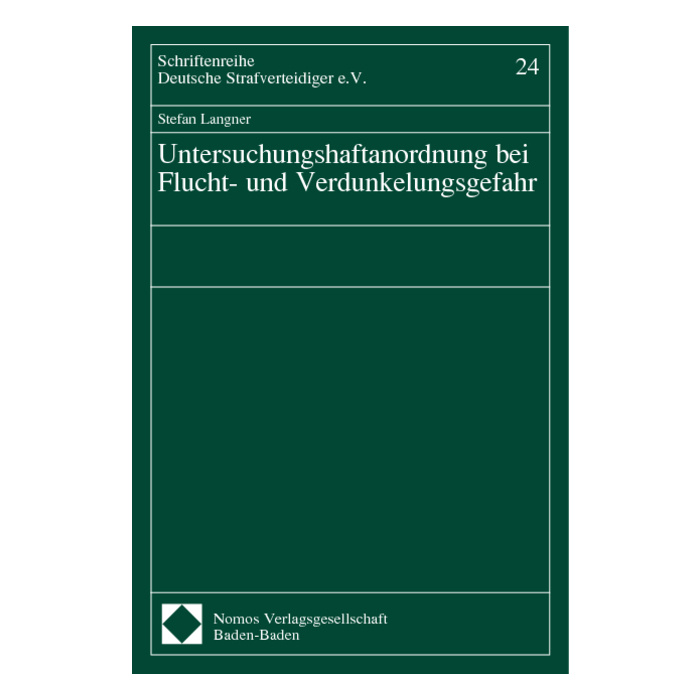 Untersuchungshaftanordnung bei Flucht- und Verdunkelungsgefahr Untersuchungshaftanordnung bei Flucht- und Verdunkelungsgefahr