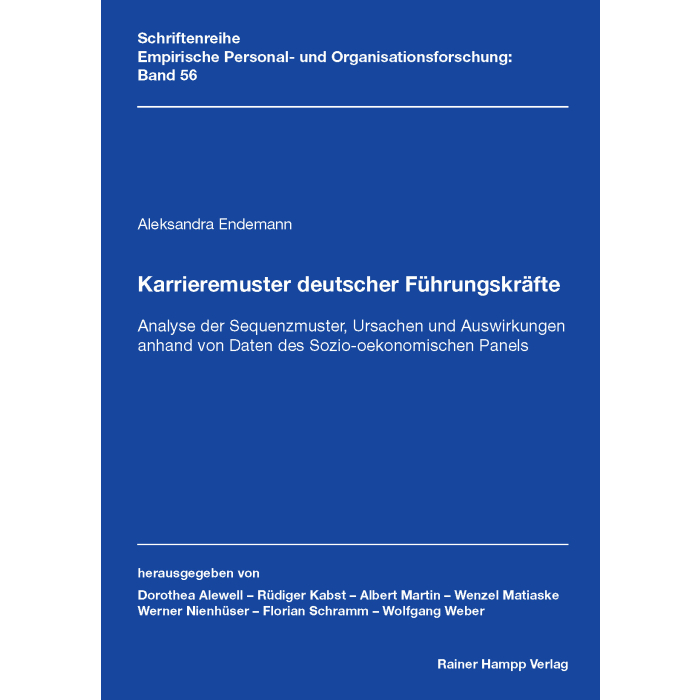 Karrieremuster deutscher Führungskräfte Karrieremuster deutscher Führungskräfte