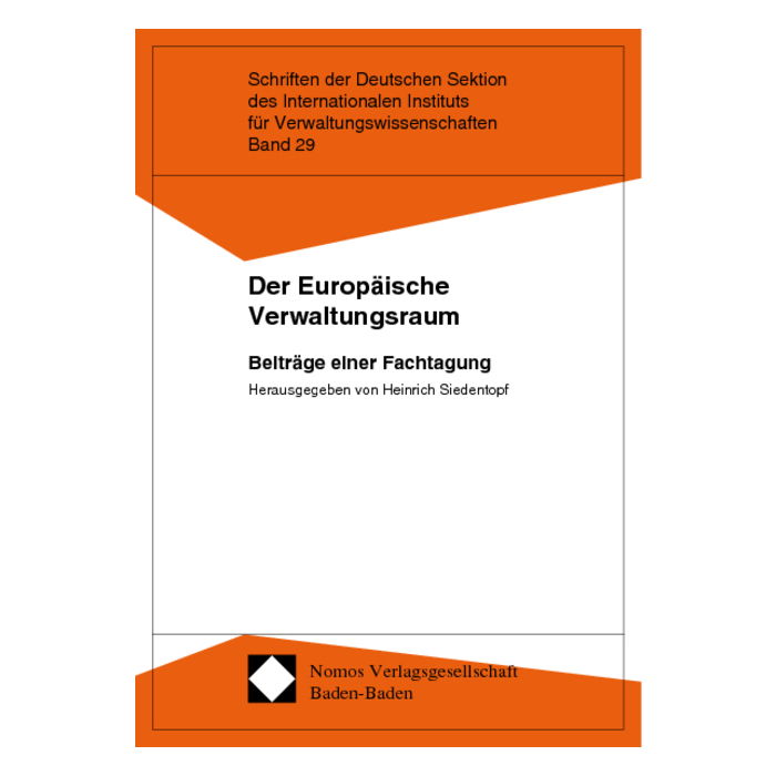 Der Europäische Verwaltungsraum Der Europäische Verwaltungsraum