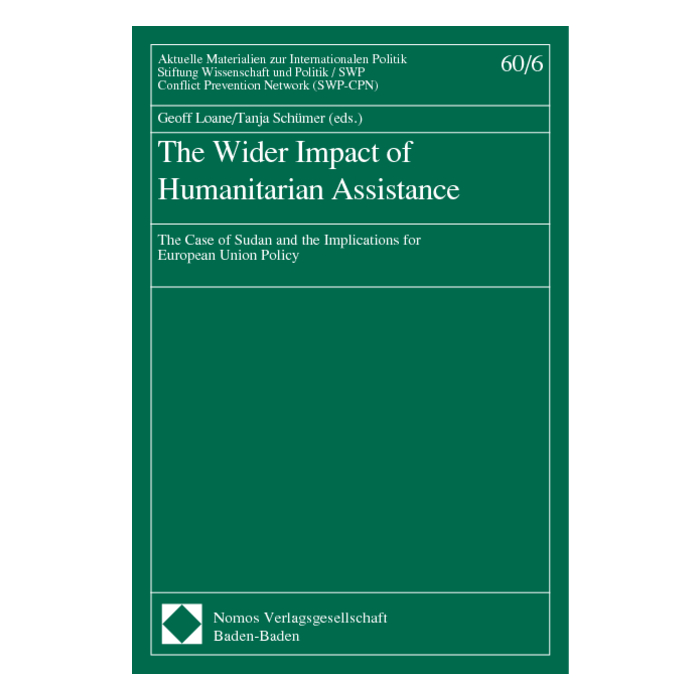 The Wider Impact of Humanitarian Assistance The Wider Impact of Humanitarian Assistance