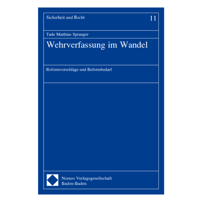 Wehrverfassung im Wandel Wehrverfassung im Wandel