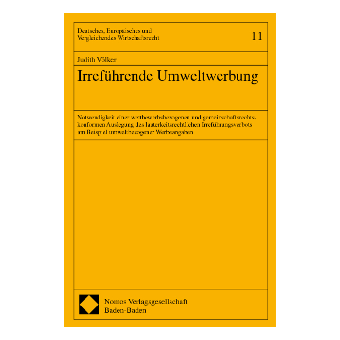 Irreführende Umweltwerbung Irreführende Umweltwerbung