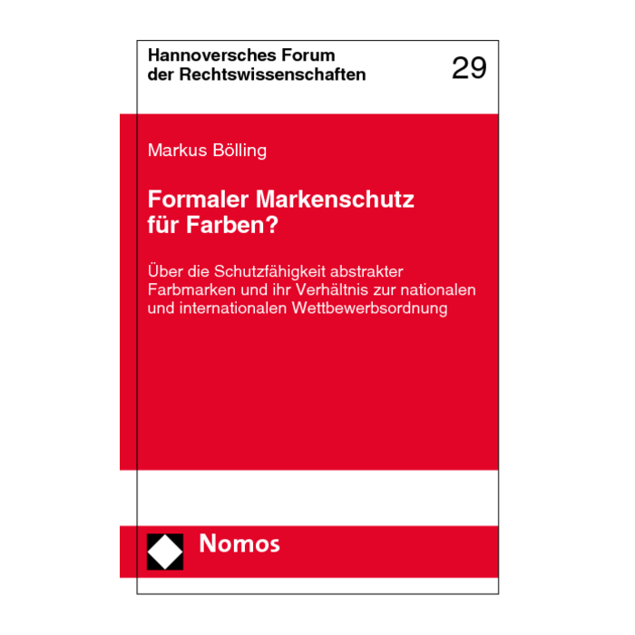 Formaler Markenschutz für Farben? Formaler Markenschutz für Farben?