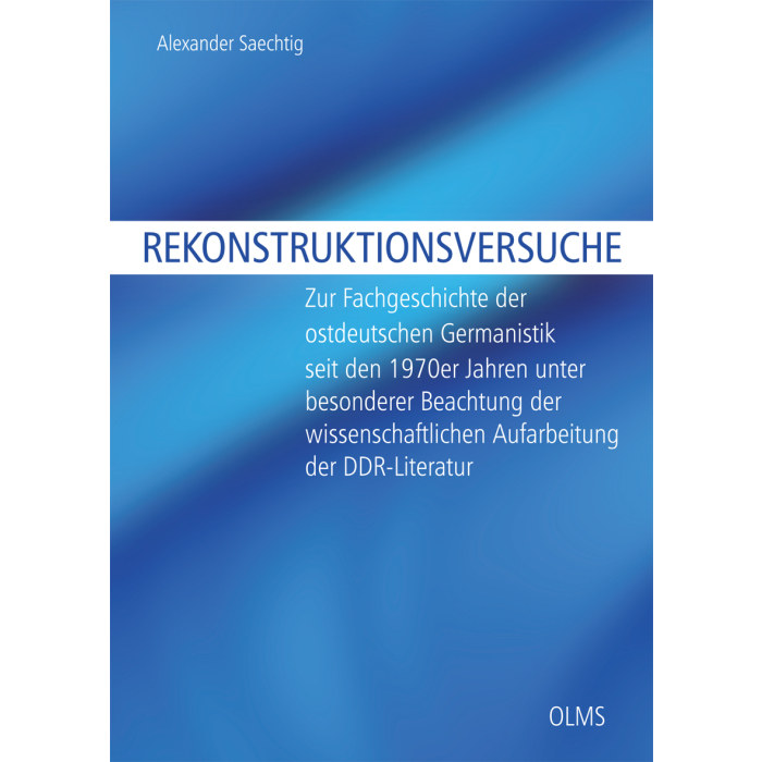 Rekonstruktionsversuche Rekonstruktionsversuche
