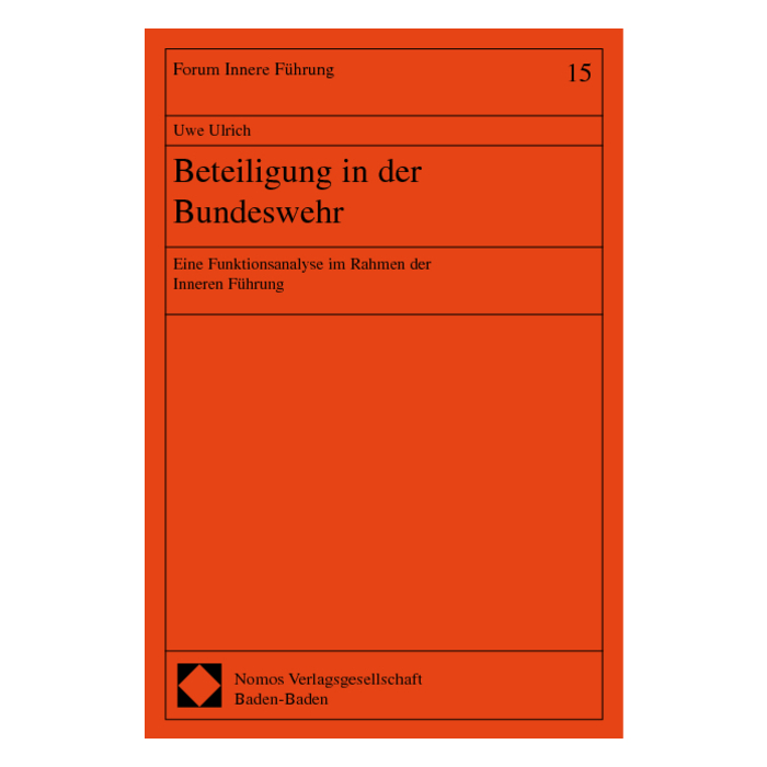 Beteiligung in der Bundeswehr Beteiligung in der Bundeswehr