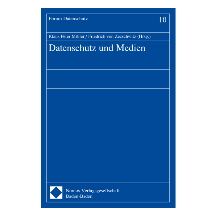Datenschutz und Medien Datenschutz und Medien