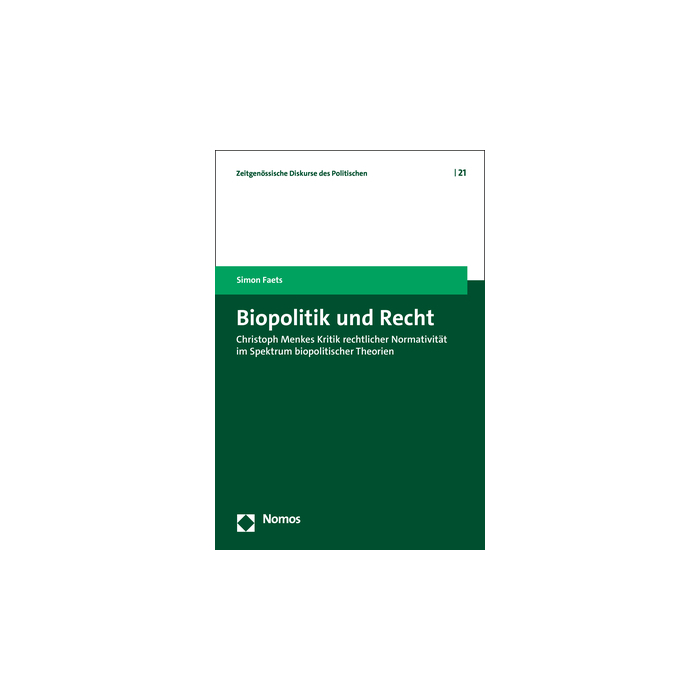 Biopolitik und Recht Biopolitik und Recht