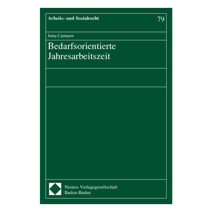 Bedarfsorientierte Jahresarbeitszeit Bedarfsorientierte Jahresarbeitszeit