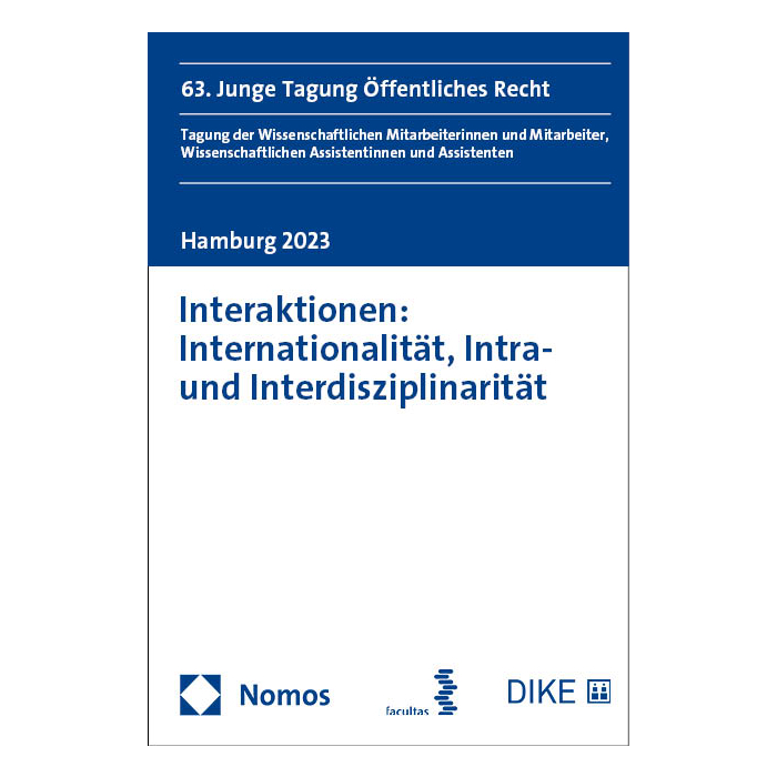 Interaktionen: Internationalität, Intra- und Interdisziplinarität Interaktionen: Internationalität, Intra- und Interdisziplinarität