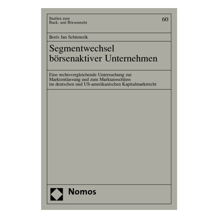 Segmentwechsel börsenaktiver Unternehmen Segmentwechsel börsenaktiver Unternehmen