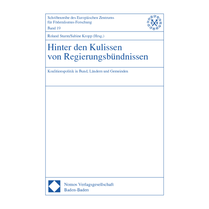 Hinter den Kulissen von Regierungsbündnissen Hinter den Kulissen von Regierungsbündnissen