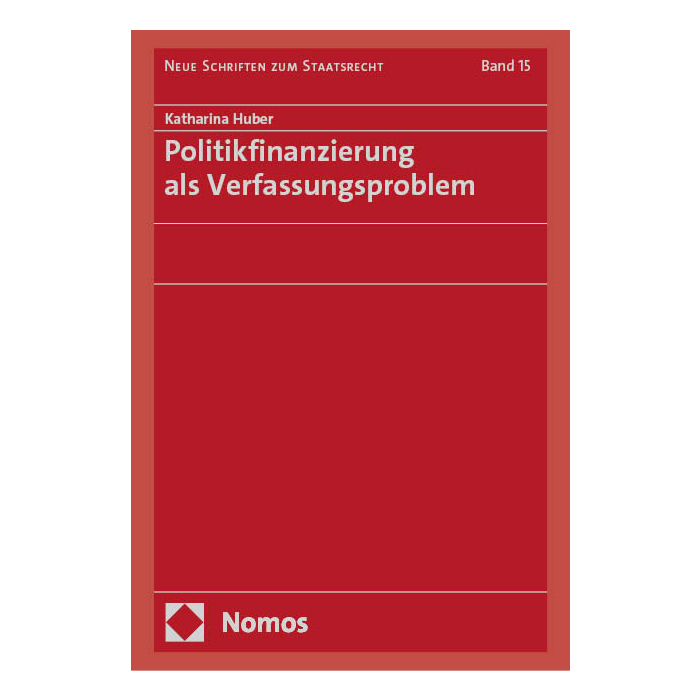 Politikfinanzierung als Verfassungsproblem Politikfinanzierung als Verfassungsproblem