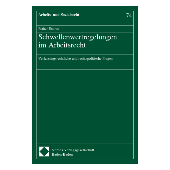 Schwellenwertregelungen im Arbeitsrecht Schwellenwertregelungen im Arbeitsrecht