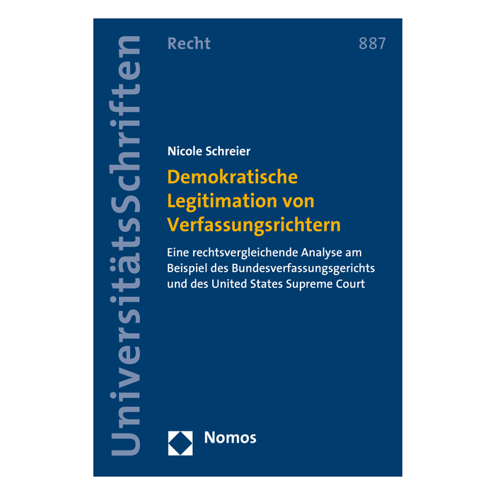 Demokratische Legitimation von Verfassungsrichtern Demokratische Legitimation von Verfassungsrichtern
