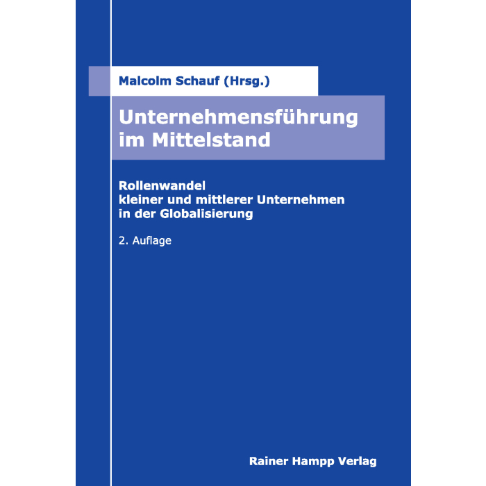 Unternehmensführung im Mittelstand Unternehmensführung im Mittelstand
