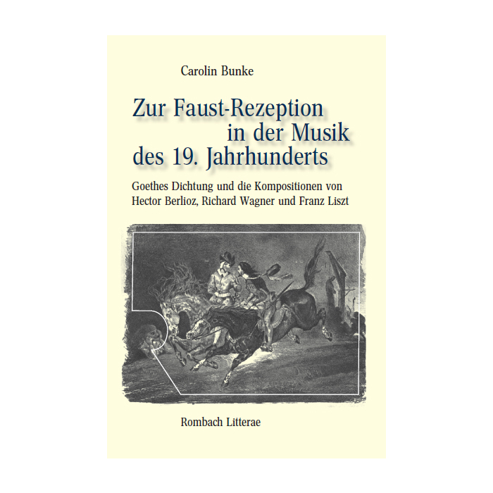 Zur Faust-Rezeption in der Musik des 19. Jahrhunderts Zur Faust-Rezeption in der Musik des 19. Jahrhunderts
