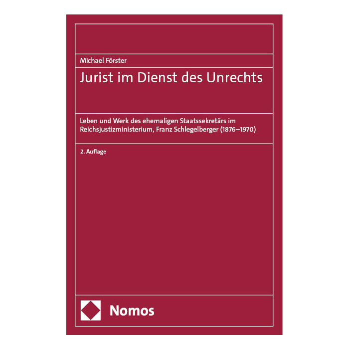 Jurist im Dienst des Unrechts Jurist im Dienst des Unrechts