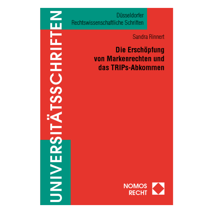 Die Erschöpfung von Markenrechten und das TRIPs-Abkommen Die Erschöpfung von Markenrechten und das TRIPs-Abkommen