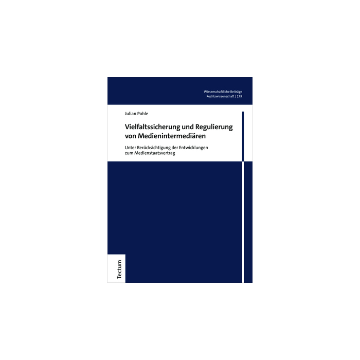 Vielfaltssicherung und Regulierung von Medienintermediären Vielfaltssicherung und Regulierung von Medienintermediären
