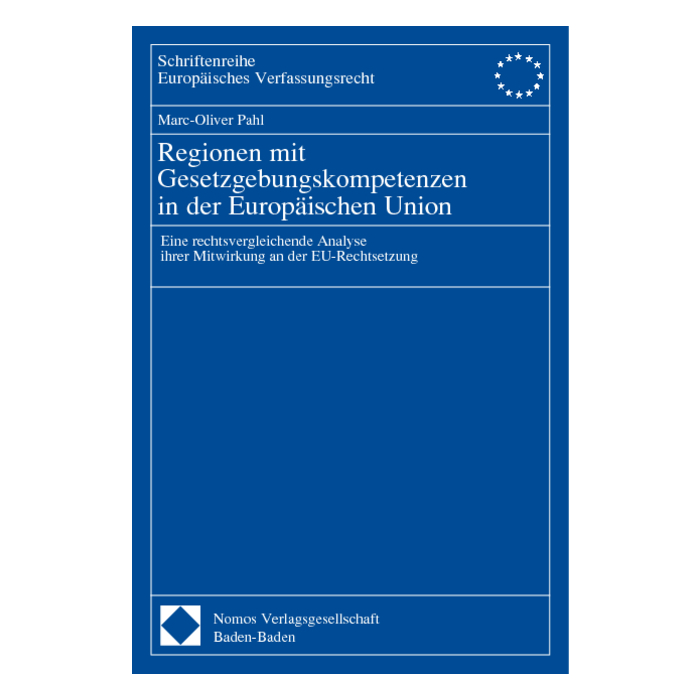 Regionen mit Gesetzgebungskompetenzen in der Europäischen Union Regionen mit Gesetzgebungskompetenzen in der Europäischen Union