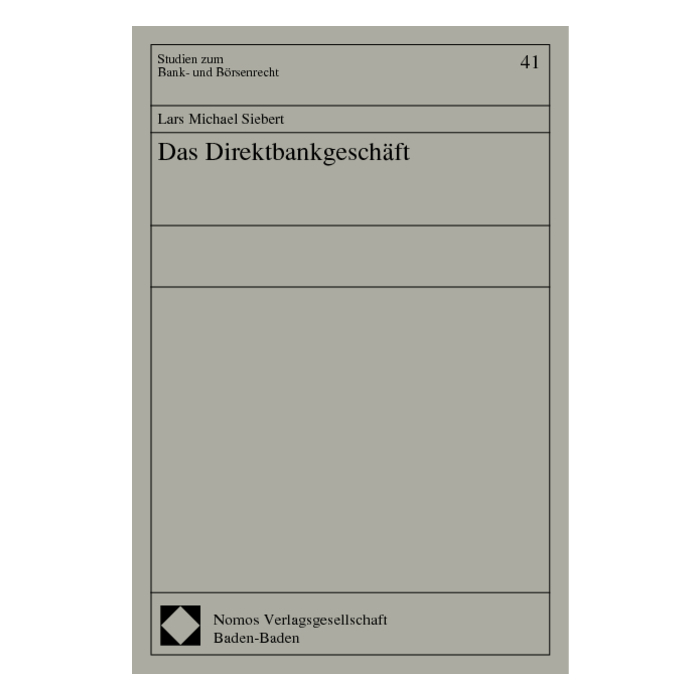 Das Direktbankgeschäft