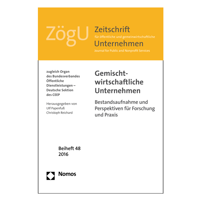 Gemischtwirtschaftliche Unternehmen Gemischtwirtschaftliche Unternehmen