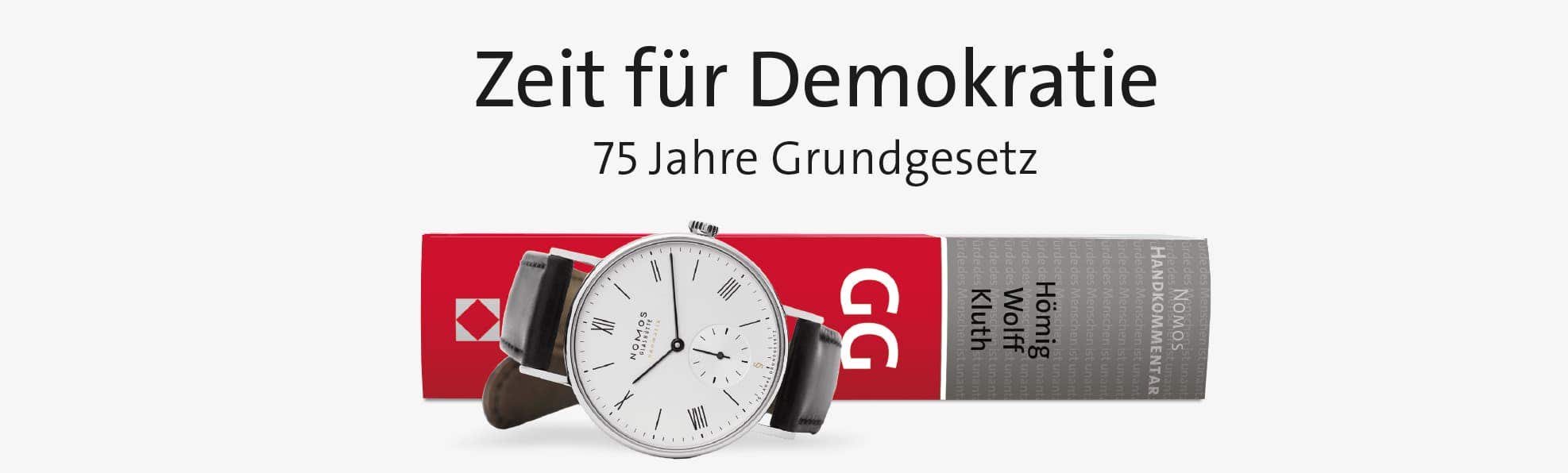 Zeit für Demokratie. 75 Jahre Grundgesetz Zeit für Demokratie. 75 Jahre Grundgesetz