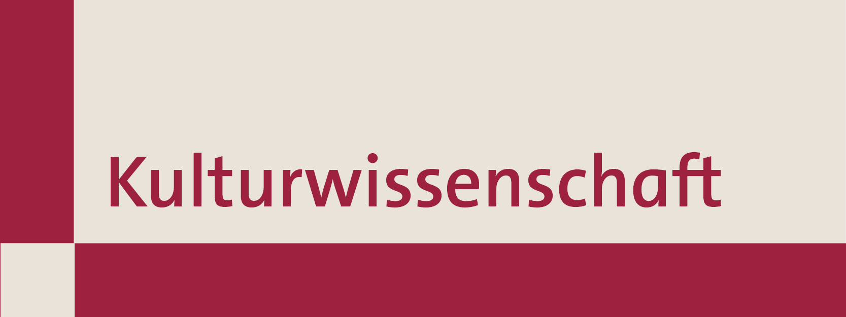 Studienliteratur Kulturwissenschaft